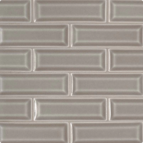Dove Gray Beveled Tile - ceramic tile